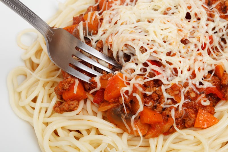 Spaghetti Bolognese pasta